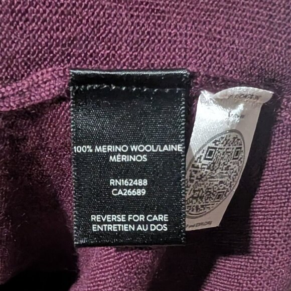 Good Man Brand | MVP V-Notch Merino Wool Sweater In Fig - Picture 8 of 11